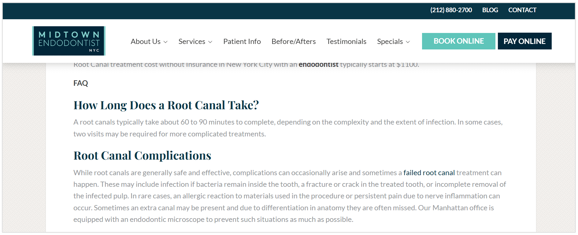 FAQ na stronie internetowej